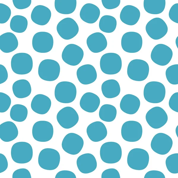 Nieskończony wzór nieskończoności geometrycznych niebieskich kształtów okręgów. Rysunek do papieru pakowego, tkaniny, tapety — Zdjęcie stockowe