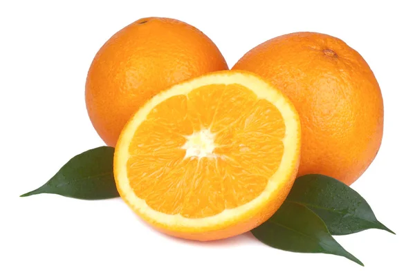 Naranja fresca aislada — Foto de Stock