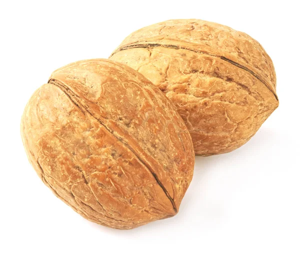 Walnuts isolated in close up — Stock Photo, Image