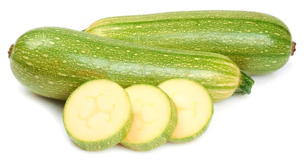 Zucchini isolerad på vit bakgrund — Stockfoto