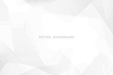 Beyaz ve gri dinamik modern soyut sunum vektörü arka planı