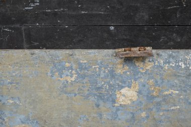 Eski ahşap ve çinko duvar dokusu