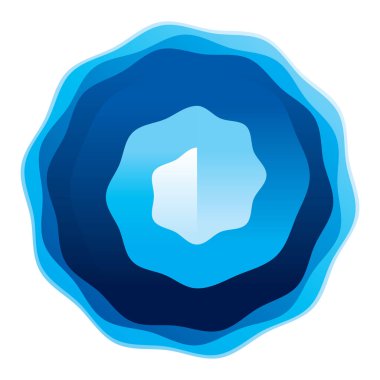 koyu mavi sarmal arka plan ve kenarlık dalga formu