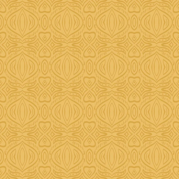 Gelber Hintergrund mit nahtlosem Muster. ideal für den Druck — Stockvektor