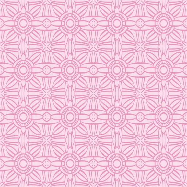 Fond rose avec motif sans couture. Idéal pour imprimer sur f — Image vectorielle