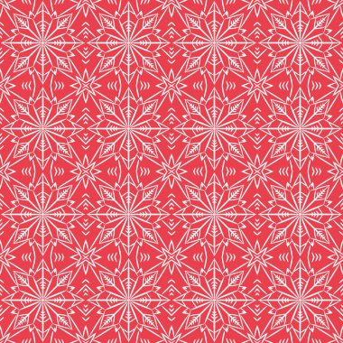 Kırmızı Noel arka plan ile seamless modeli. Baskı için ideal