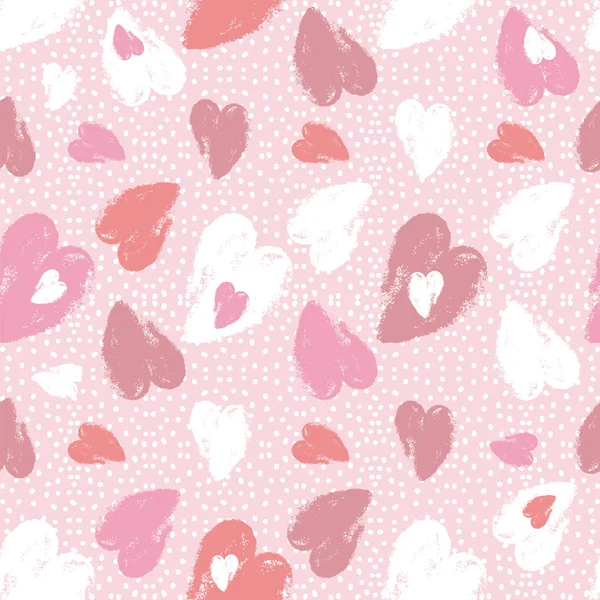 Fondo rosa con corazón de San Valentín, vector illustrationIde — Vector de stock