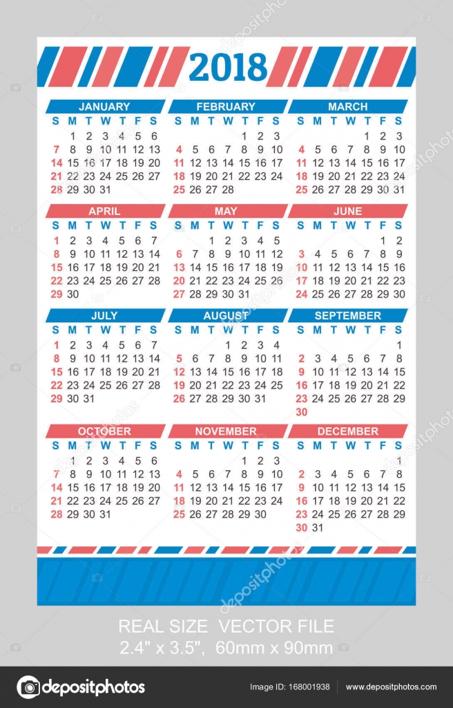 2018 Pocket Calendar - FREE DOWNLOAD