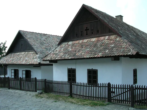 Alte Häuser Ungarn — Stockfoto