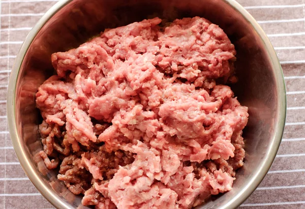Plant based meat concept. Vegetable minced meat. First non-soy plant meat