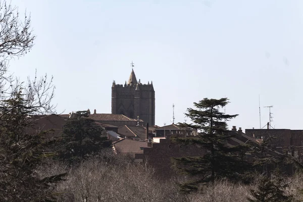 Avila 'nın çan kulesinin katedrali