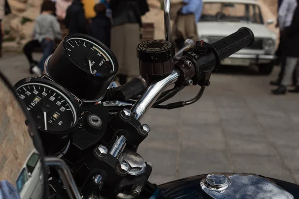 Motosiklet Paneli Kapalı Açık Havada — Stok fotoğraf