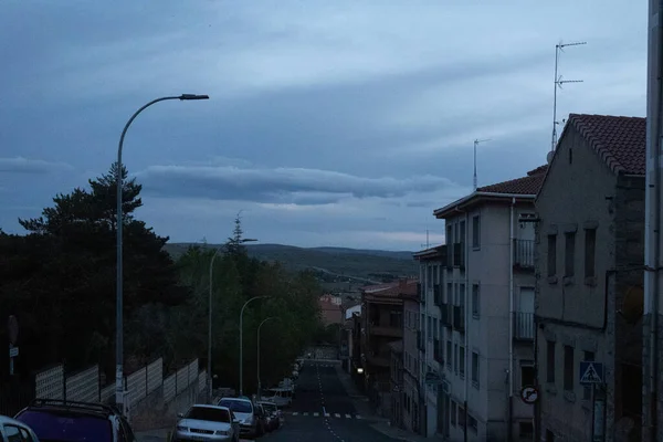 Avila sokağında gün batımında