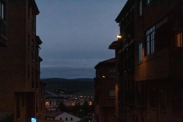 Rua Ávila Pôr Sol — Fotografia de Stock