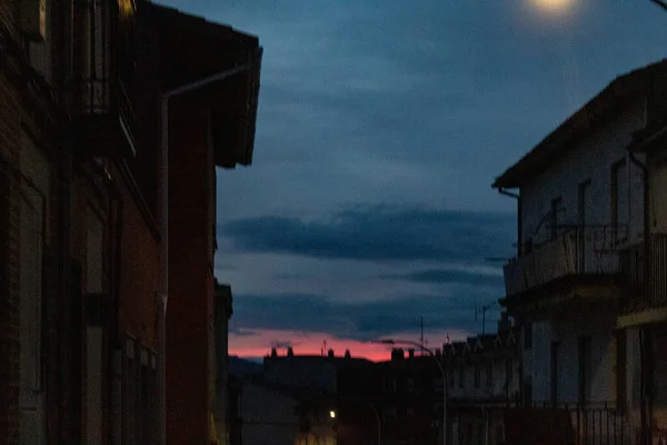 Rua Ávila Pôr Sol — Fotografia de Stock