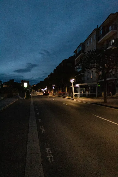 Avilas Straße Bei Sonnenuntergang — Stockfoto