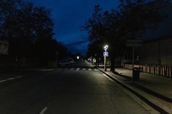 Δρόμος Της Avila Στο Ηλιοβασίλεμα — Φωτογραφία Αρχείου