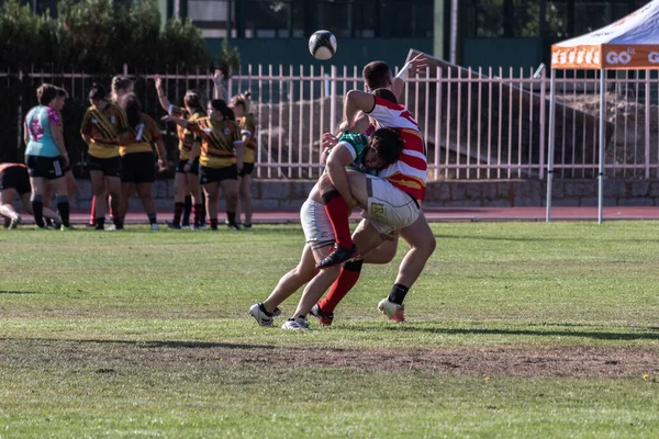 Letni Turniej Rugby Seven Avila Zwany Również Ciudad Avila Lub — Zdjęcie stockowe