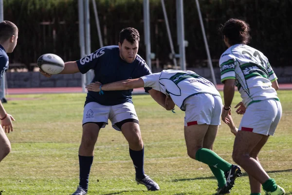 Avila 'da düzenlenen Yaz Rugby Turnuvası, Ciudad de Avila turnuvası olarak da bilinir. (Avila, İspanya; 08 / 24 / 2019)