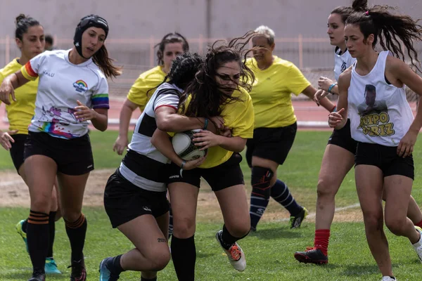 Avila 'da düzenlenen Yaz Rugby Turnuvası, Ciudad de Avila turnuvası olarak da bilinir. (Avila, İspanya; 08 / 24 / 2019)