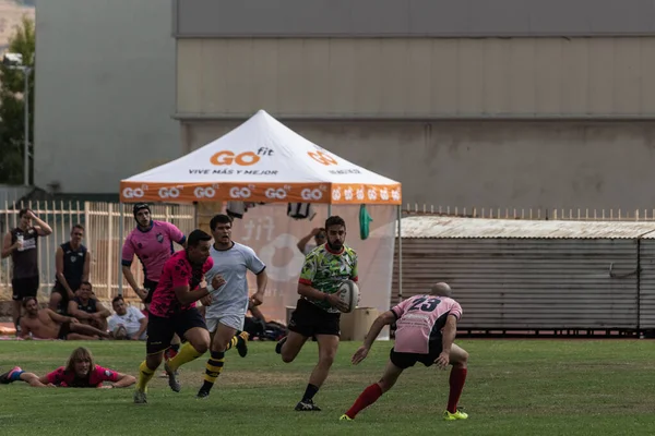 Letni Turniej Rugby Seven Avila Zwany Również Ciudad Avila Lub — Zdjęcie stockowe