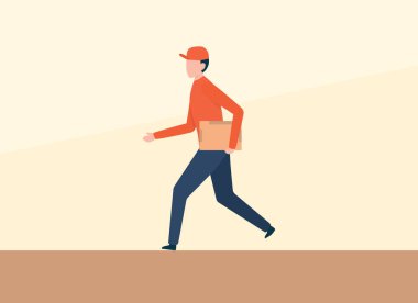 Kurye çalıştırma ile hızlı dağıtım hizmetleri kavramı belge teslim etmek için getir