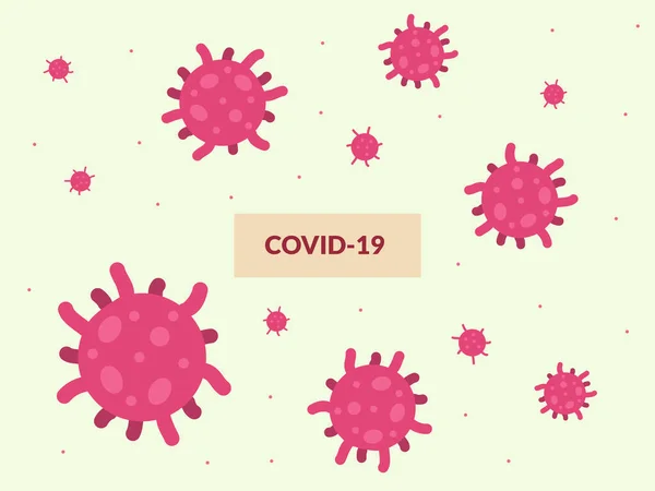 Virus Con Color Rojo Para Fondo Del Sitio Web Textura — Archivo Imágenes Vectoriales