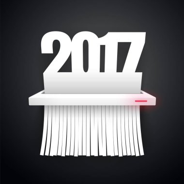 Kağıt 2017 Shredder karanlık kesilir