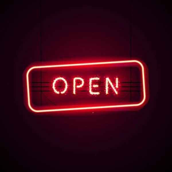 Open sign neon Vector Art Stock Images Depositphotos