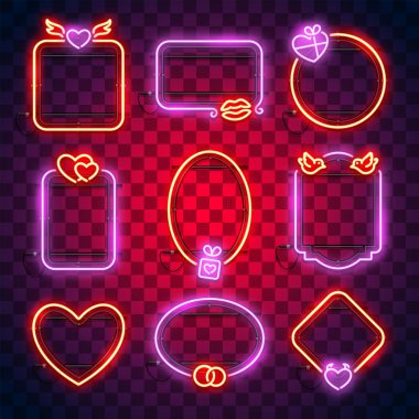 Sevgililer Günü Neon Çerçeve Ayarları