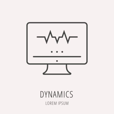 Vektör basit Logo şablonu Dynamics 