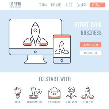 Web sitesi başlık ve sayfa başlangıç açılış