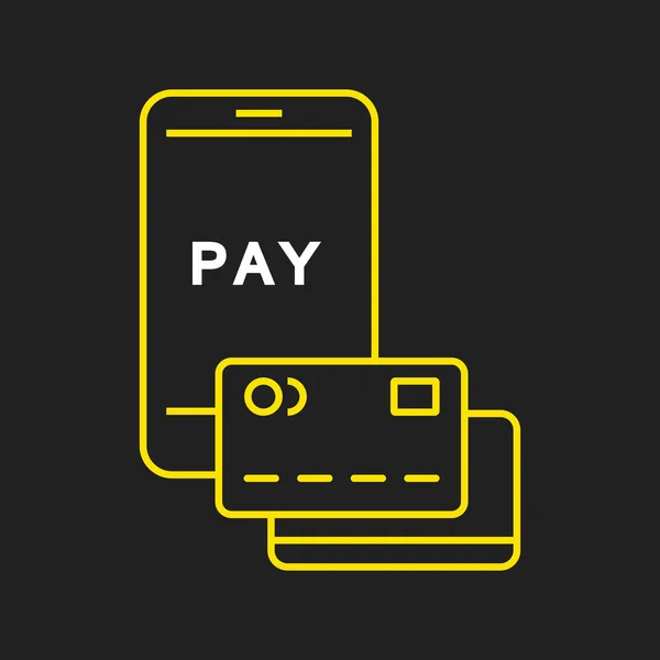 Modello di logo semplice vettoriale Smart Pay — Vettoriale Stock