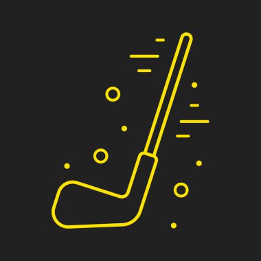 Golf oyun simgesine veya öğe