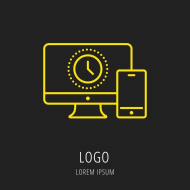 Vektör basit Logo şablonu