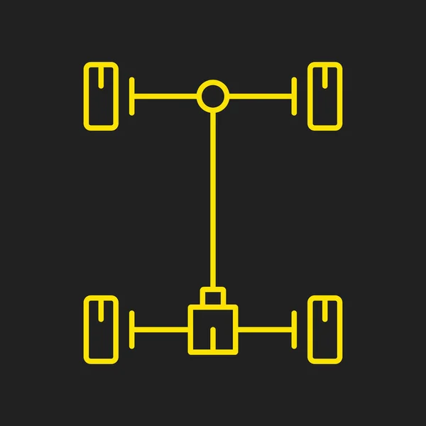 Eenvoudige Logo sjabloon auto vectorelementen — Stockvector