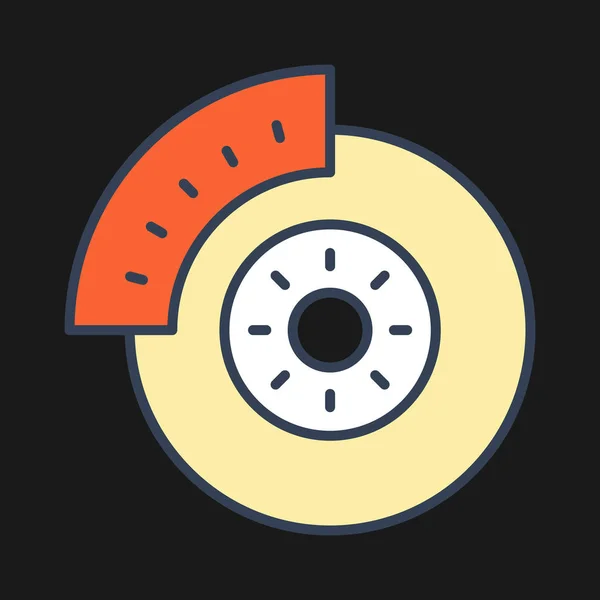 ベクトルのロゴを簡単なテンプレート計 — ストックベクタ