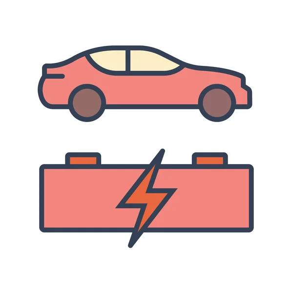 Vector simpel Logo sjabloon benzinestation — Stockvector