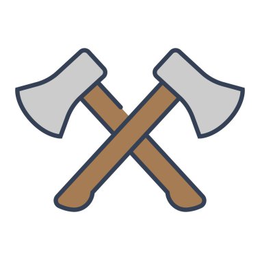 Vektör basit Logo şablonu eksenleri