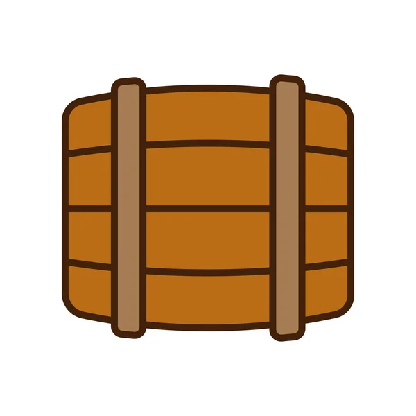 Templat: Barrel Templat: Barrel - Stok Vektor