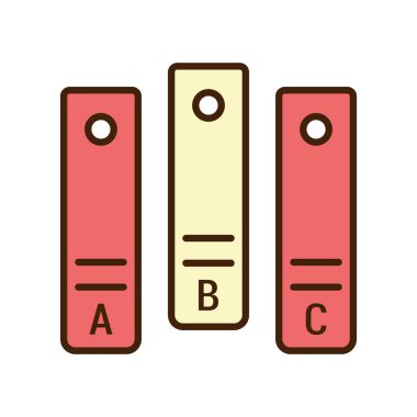 Vektör basit Logo şablonu kitap eğitim