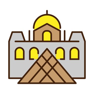 Vektör basit Logo şablonu kale