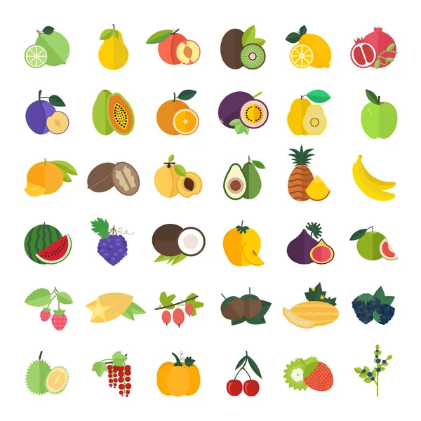 Illustration vectorielle des fruits — Image vectorielle