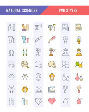 Doğa tarihi çizgi simgeler kümesi