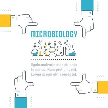 Web sitesi Banner ve Mikrobiyoloji açılış sayfası.