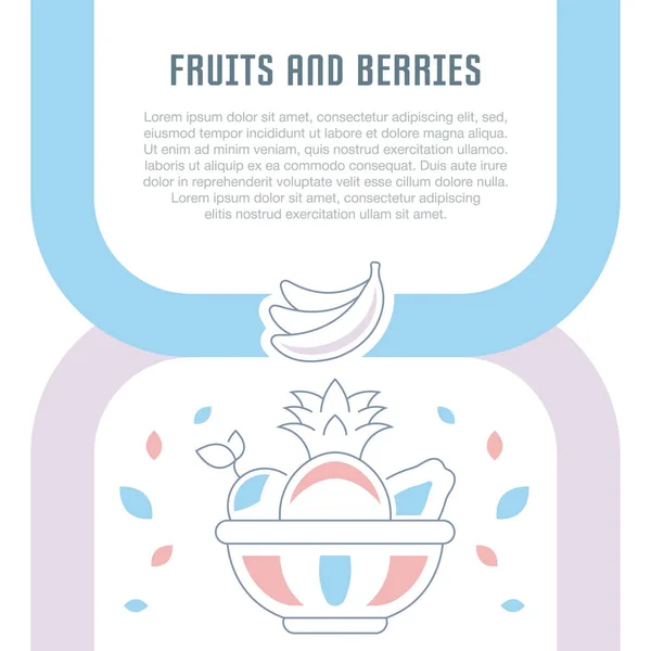 Website Banner and Landing Page of Fruits and Berries.