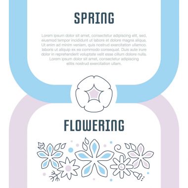 Web sitesi Banner ve açılış sayfası bahar.