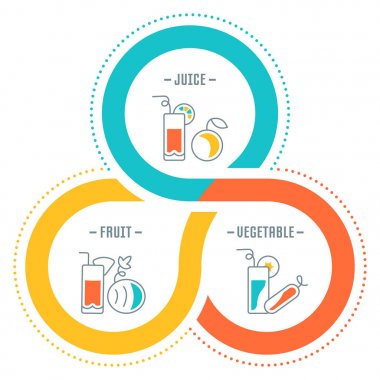 Web sitesi Banner ve açılış sayfası meyve ve sebze suları.