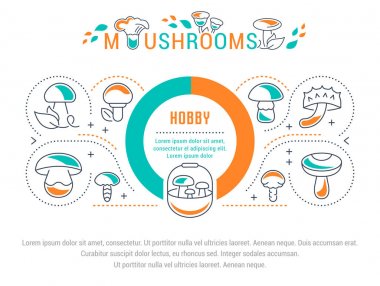 Web sitesi Banner ve açılış sayfası mantar.