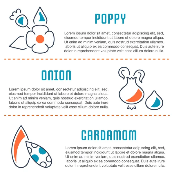 Web sitesi Banner ve açılış sayfası baharat.